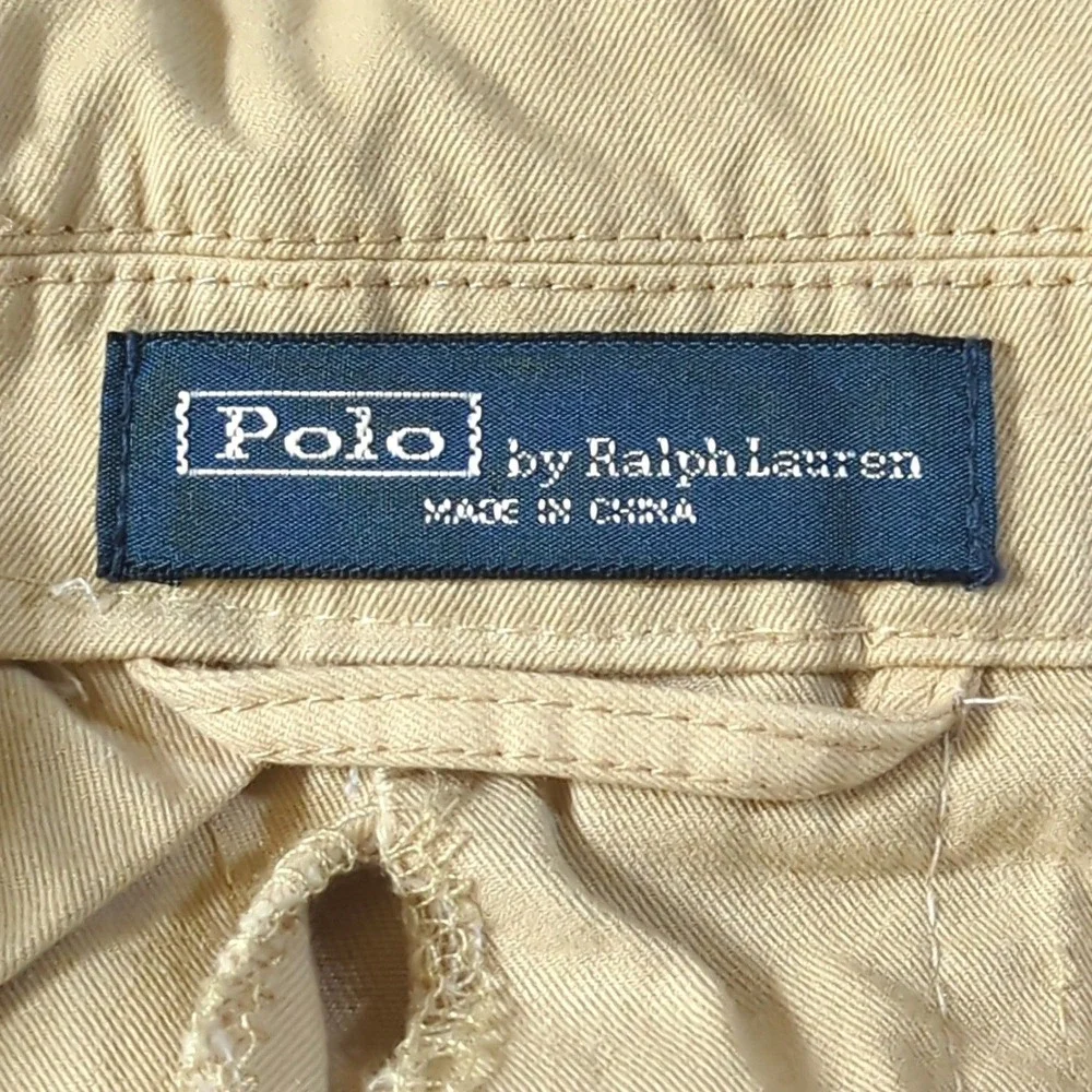 Polo Ralph Lauren Sport Coat Mens 42R Khaki Cotton Patch Pocket Blazer
